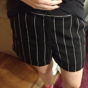 Black and White Shorts